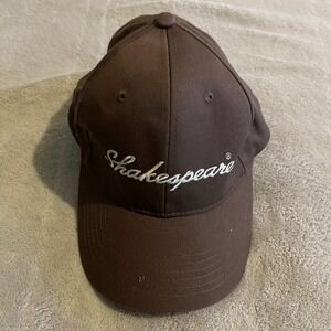 Shakespeare Fishing Since 1897 Brown Adjustable Strapback Baseball Hat Cap